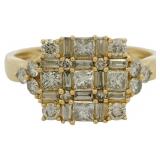 18kt Gold 1.05 ct Natural Brilliant Diamond Ring