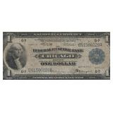 1918 Chicago, IL $1 Bank Note