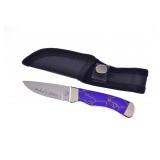 Michael Prater H&R Purple Matrix Skinner Knife