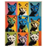 Mid Century Meow LTD EDT Hand Signed by Charis