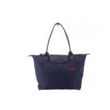 LONGCHAMP Red & Navy Shoulder Bag