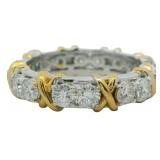 Tiffany Style 2.25 ct VS Diamond Eternity Band