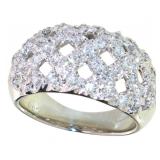 Platinum Natural 1.00 ct Brilliant Diamond Ring