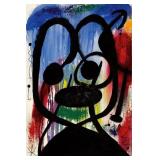 Woman Birds Star II Giclee Canvas by Joan Miro