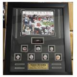 Tom Brady 7x Super Bowl Ring Shadowbox Display