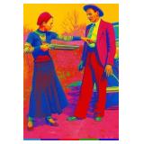 Bonnie & Clyde Limited Edition Canvas by Pop Ave