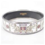 Hermes Enamel Elephant Bracelet