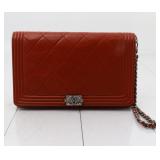 Chanel Lambskin Chain Wallet