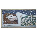 Slumbering Muse On Gallery Wrapped Canvas