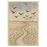 The Wheat Field Sketch II LTD EDT Studio Van Gogh