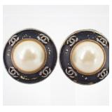 Chanel Pearl Clip-on Earrings