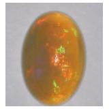 Natural 9.65 ct Cabochon Oval Cut Ethiopian Opal