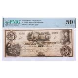 1830 $5 Ann Arbor Michigan Bank Note