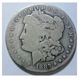 1882 CC Carson City Morgan Silver Dollar