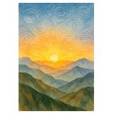 Mountain Sunrise LTD EDT by Studio Van Gogh