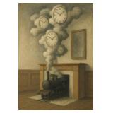 Surreal Clock Train Limited Edition by BEYONDALI