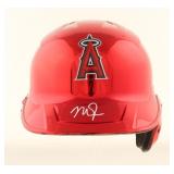 Autographed Mike Trout Chrome Batting Helmet