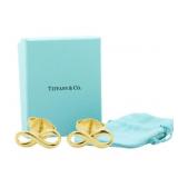 18kt Gold Tiffany & Co. Infinity Earrings