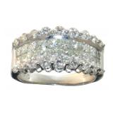 Platinum 2.15 ct Natural VS Brilliant Diamond Ring