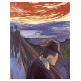 Despair c.1892 Giclee Canvas by Edvard Munch