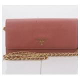 Prada Chain Leather Wallet