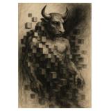Geometric Minotaur Limited Edition by BEYONDALI