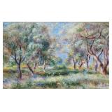 Olive Trees of Cagnes by Pierre-Auguste Renoir