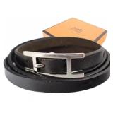 Hermes Leather Wrap Bracelet
