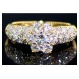 18kt Gold 1.94 ct Natural Brilliant Diamond Ring