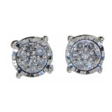 Round Brilliant Diamond Stud Earrings