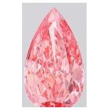 Pear Vivid Pink Cut 1.15 ct VS Lab Diamond