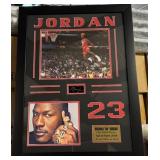 Large Limited Edition Michael Jordan Display