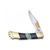 Buffalo Abalone Lock Knife