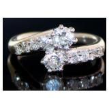 Platinum 1.17 ct Natural Brilliant Diamond Ring