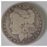 1890 Carson City Morgan Silver Dollar
