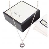 Gucci Interlocking G Silver Necklace