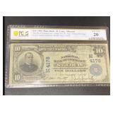 1902 St. Louis $10 Bank Note