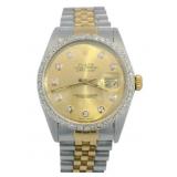 Rolex Oyster Perpetual 16013 Datejust 36 w/Diamond