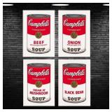 Andy Warhol Campbells Soup I, 1968 Set of 4