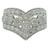 Brilliant 1.62 ct Diamond Designer Ring