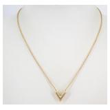 Louis Vuitton Essential V Fashion Necklace