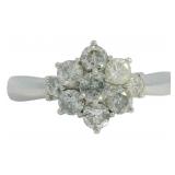 Platinum 1.00 ct Natural Diamond Ring