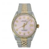 Rolex Oyster Perpetual Date 34 w/Diamonds