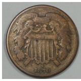 1870 Two Cent Piece