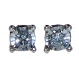 Round Brilliant Diamond Stud Earrings