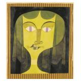Violet Eyed Woman Canvas by Paul Klee
