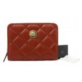 Versace Medusa Leather Round Wallet