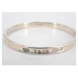 Tiffany & Co. 1837 Silver Bangle Bracelet