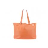 LOEWE Orange Leather Shopping Tote Bag