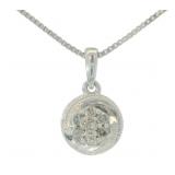 Antique Style Natural Diamond Necklace